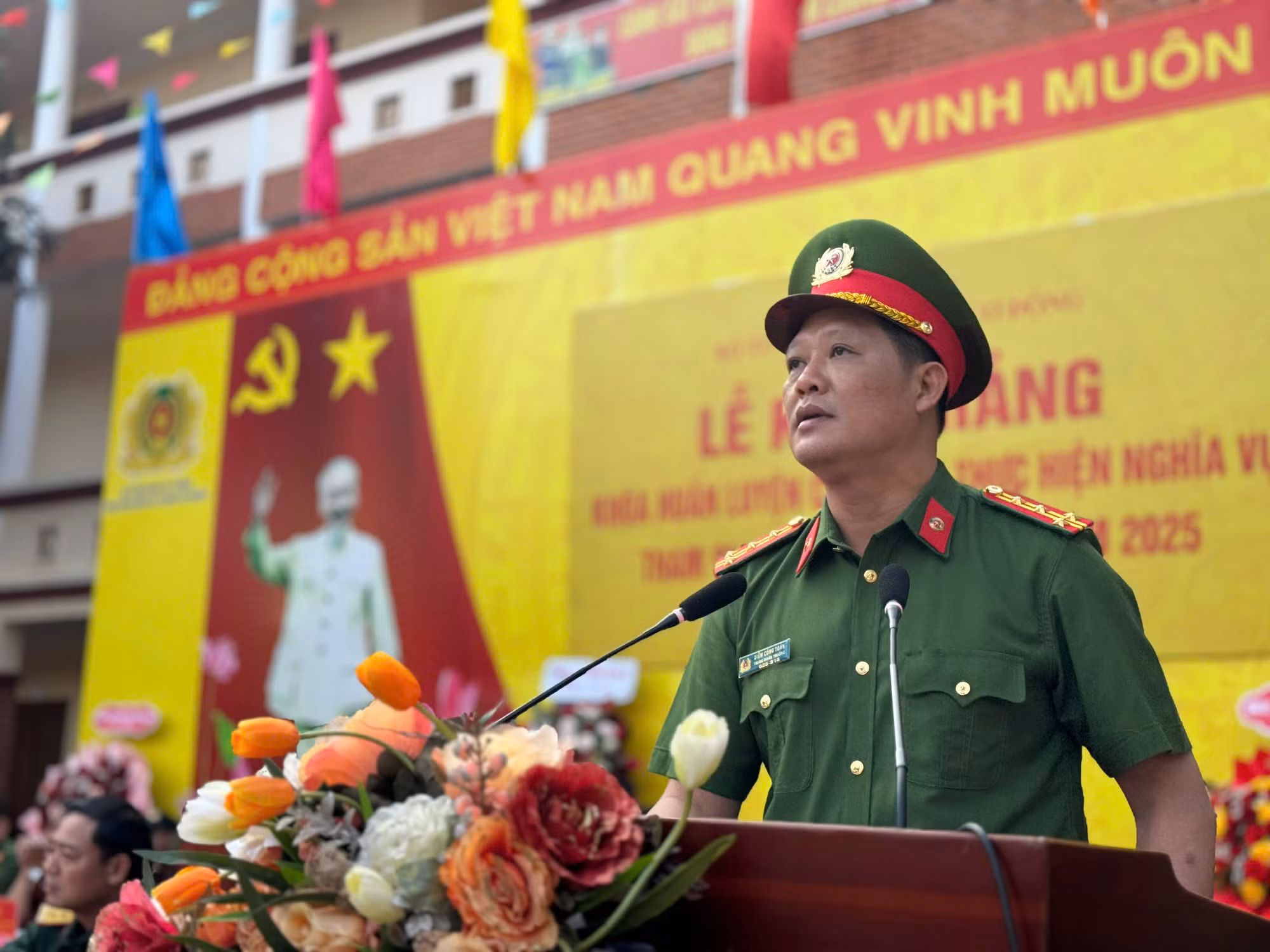 Trung đoàn Cảnh sát cơ động Tây Nguyên khai giảng khoá huấn luyện -0
