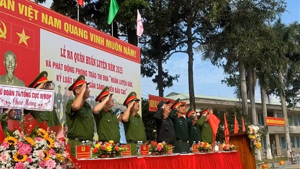 Đoàn Cảnh sát đặc nhiệm số 3 - Bộ Tư Lệnh CSCĐ tổ chức Lễ ra quân huấn luyện năm 2025