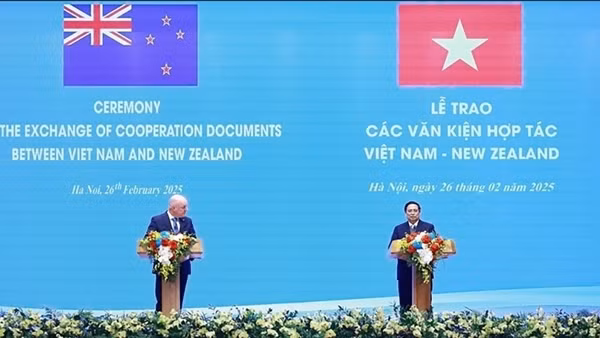 Toàn văn Tuyên bố chung về việc nâng cấp quan hệ Việt Nam-New Zealand