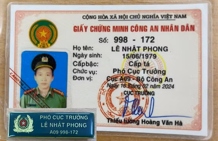Đối tượng 3 tiền án giả danh Phó Cục trưởng Cục An ninh điều tra, Bộ Công an -0