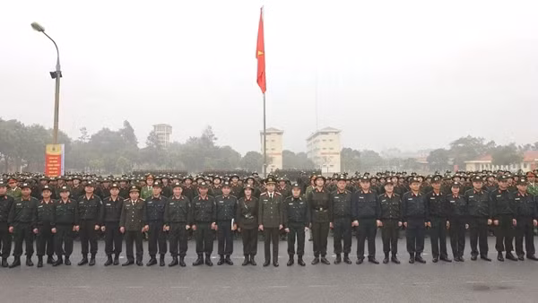 Hơn 17 nghìn chiến sĩ mới tham gia khóa huấn luyện tại Bộ Tư lệnh Cảnh sát cơ động