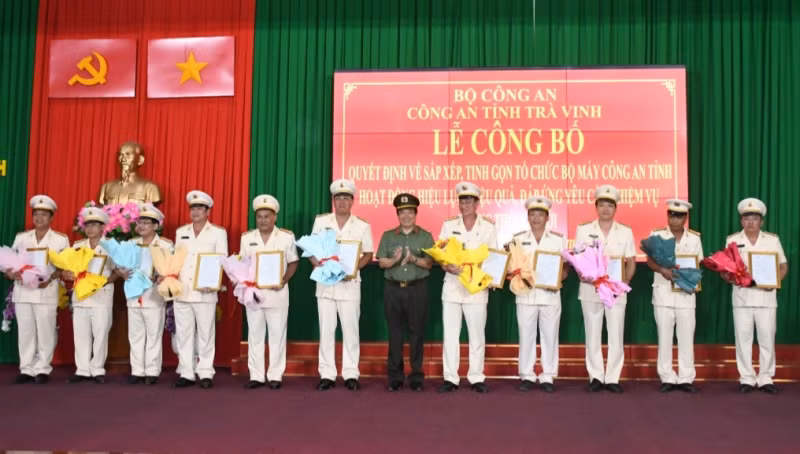 Công bố các Quyết định của Bộ trưởng Bộ Công an về tổ chức bộ máy tại Công an địa phương -0
