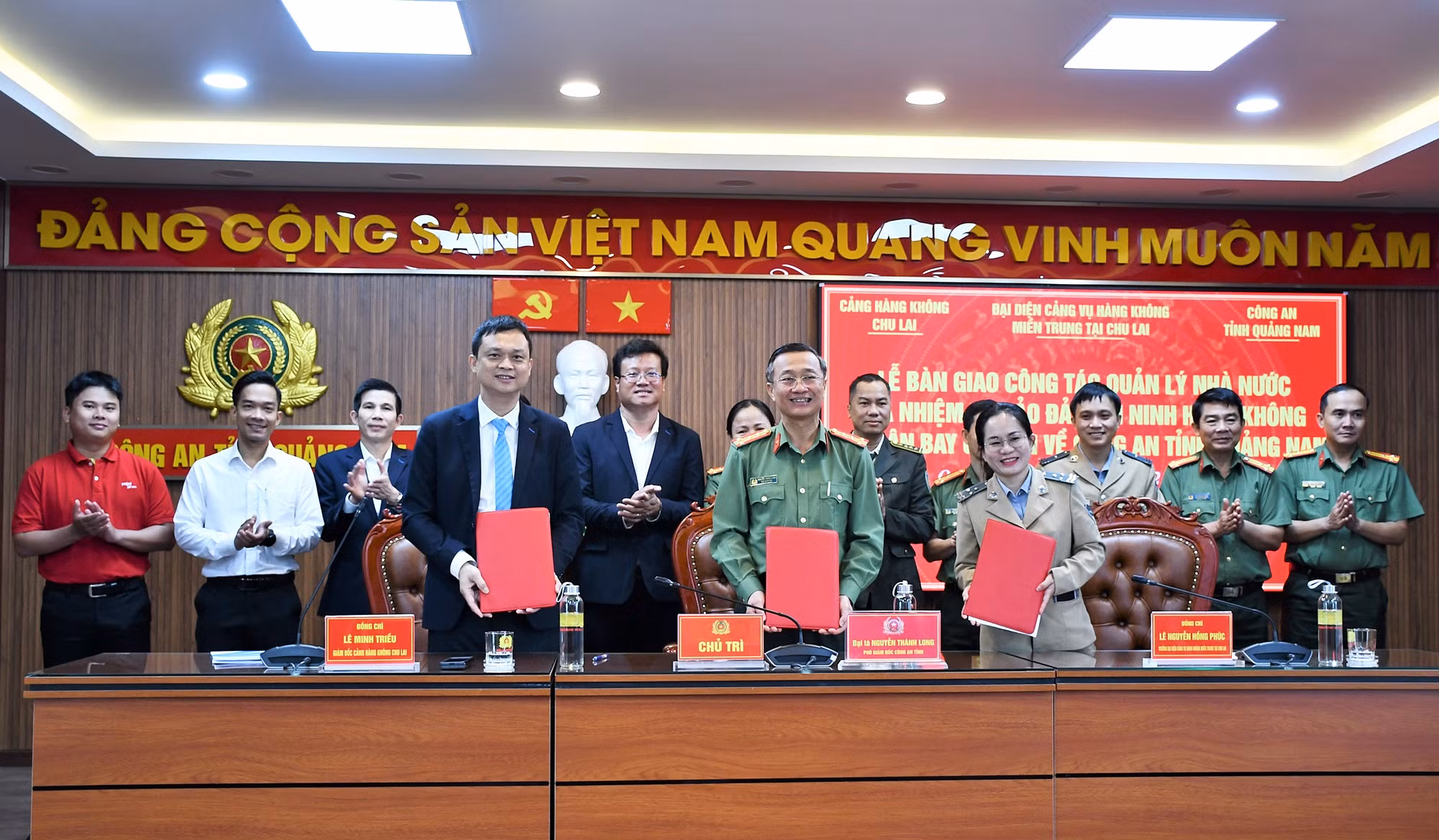 Công an tỉnh Quảng Nam tiếp nhận nhiệm vụ đảm bảo an ninh hàng không tại Sân bay Chu Lai -0