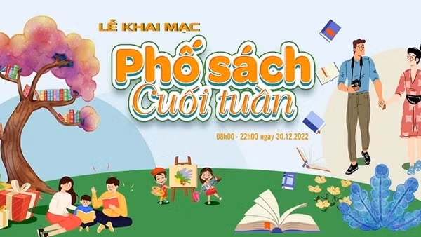 Hà Nội: Khai mạc “Phố Sách cuối tuần” vào tối 30/12/2022