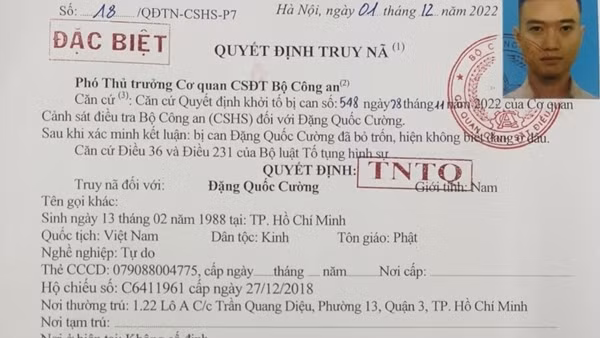Truy nã hai kẻ cầm đầu đường dây đánh bạc hàng ngàn tỷ đồng