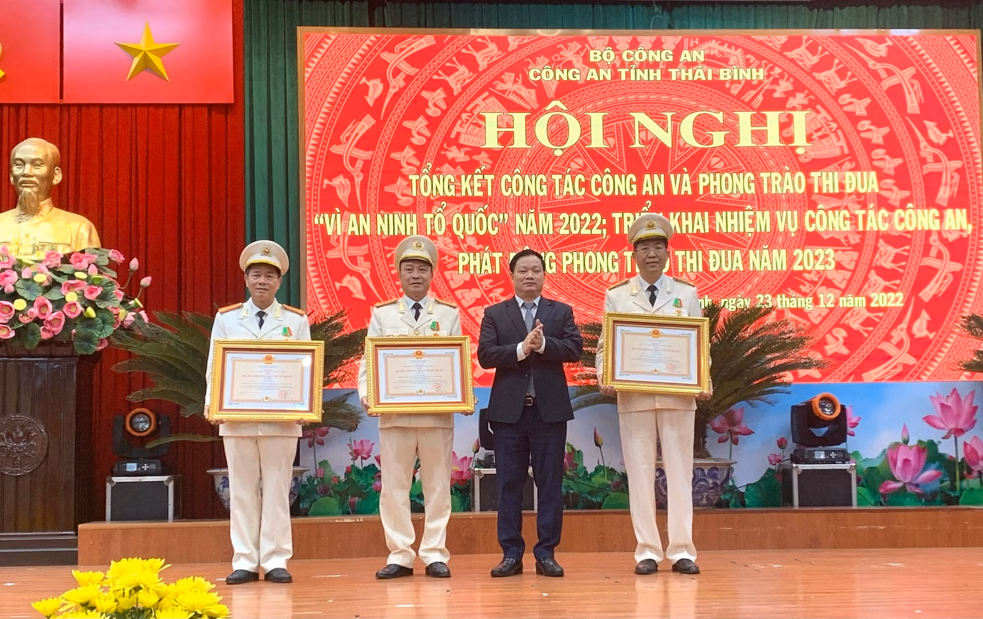 Công an tỉnh Thái Bình triển khai công tác Công an và phong trào thi đua Vì An Tổ quốc năm 2023. -0