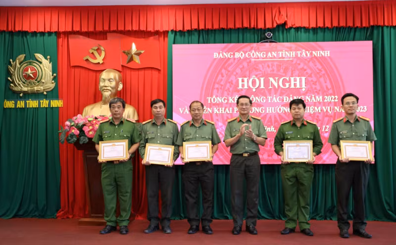 Công an các đơn vị, địa phương triển khai công tác năm 2023 -0