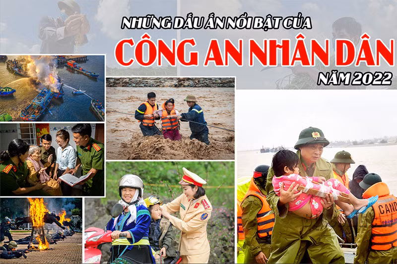 Dấu ấn nổi bật của lực lượng CAND năm 2022 -0