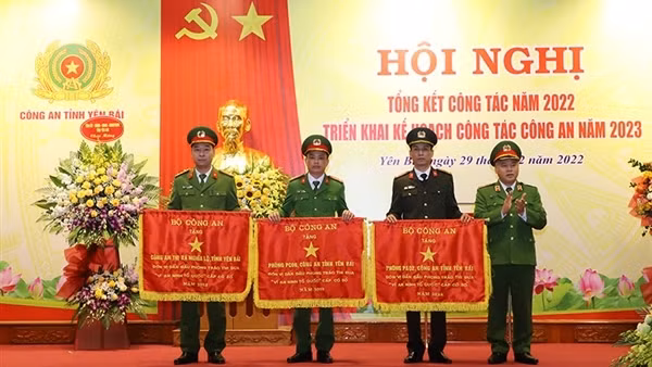 Công an tỉnh Yên Bái tổng kết công tác năm 2022,&nbsp;triển khai nhiệm vụ công tác năm 2023