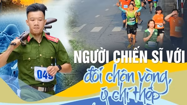 Người chiến sĩ với “Đôi chân vàng, ý chí thép”