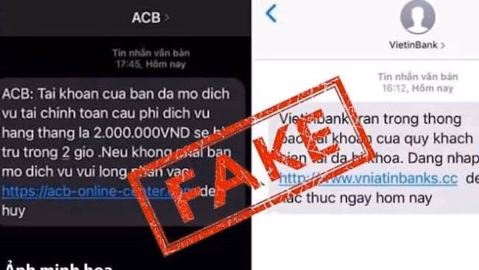 Cảnh giác thủ đoạn gửi tin nhắn mạo danh ngân hàng để lừa đảo -0