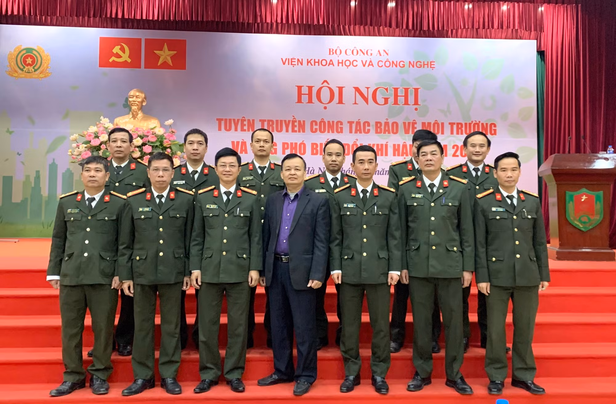 Đẩy mạnh tuyên truyền công tác bảo vệ môi trường trong đơn vị nghiên cứu khoa học công nghệ CAND -0