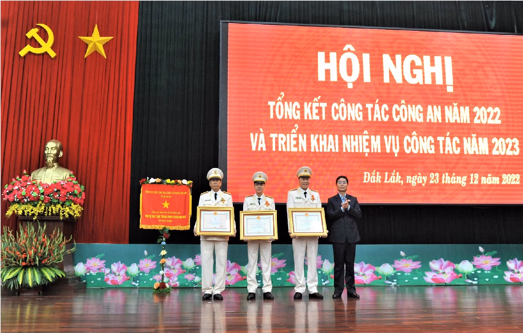 Công an Đắk Lắk phấn đấu kéo giảm tội phạm 10% trong năm 2023 -1