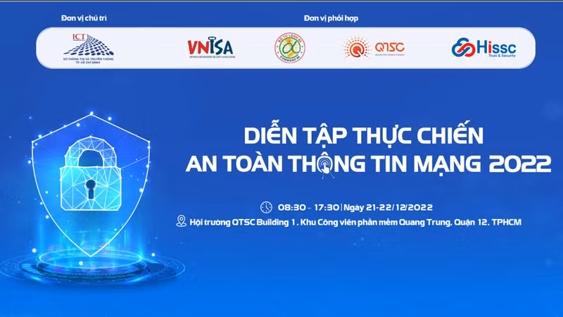 TP Hồ Chí Minh diễn tập thực chiến an toàn thông tin mạng 2022 -0
