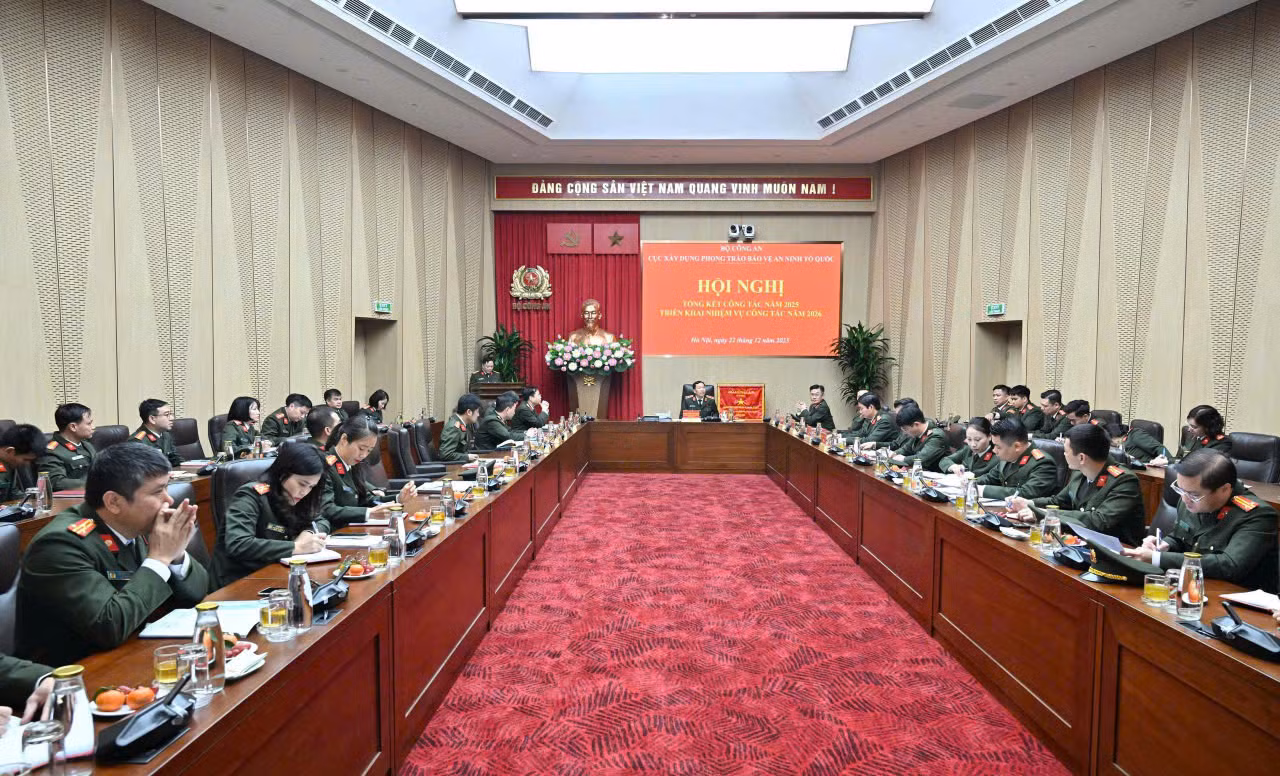 Tổng kết công tác năm 2025 Cục Xây dựng phong trào bảo vệ an ninh Tổ quốc -0