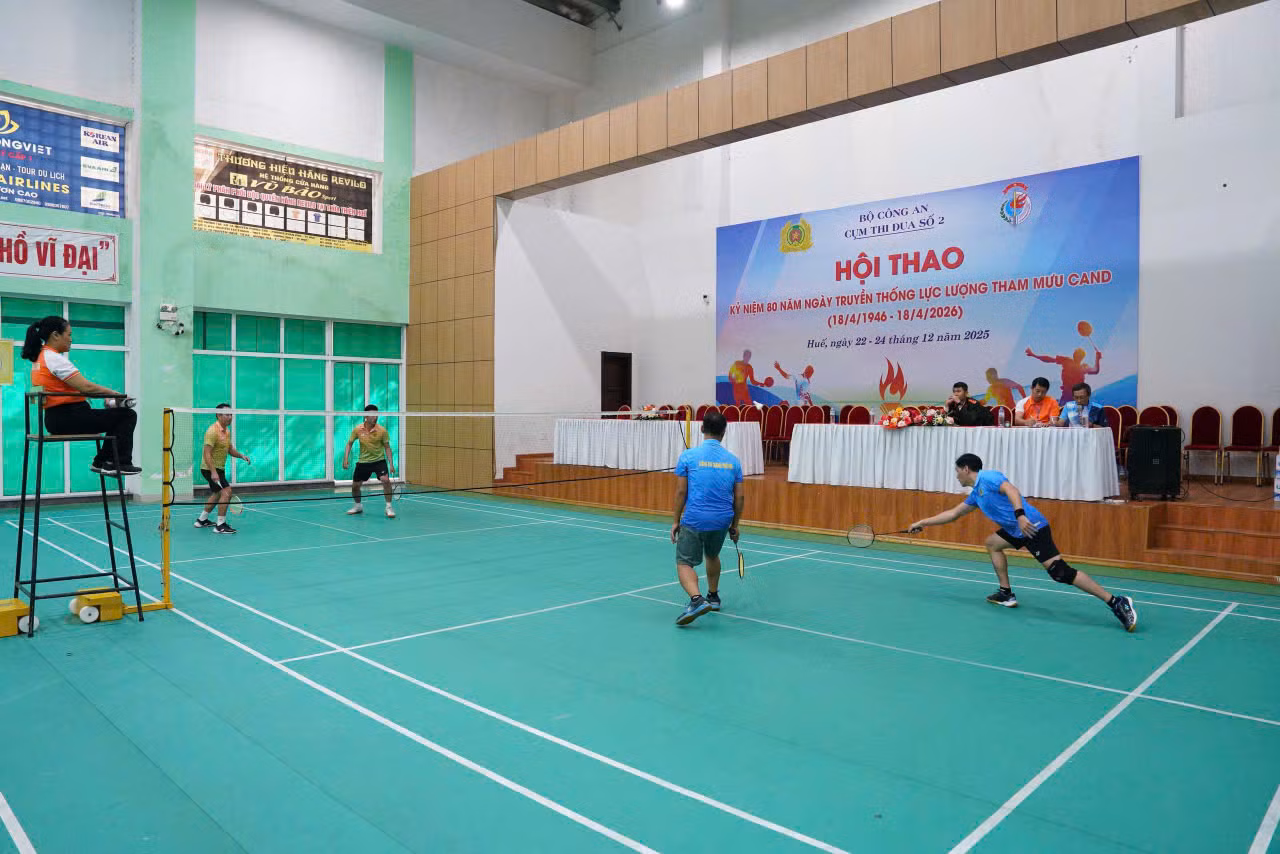 Cụm thi đua số 2- Bộ Công an khai mạc Hội thao kỷ niệm Ngày truyền thống lực lượng Tham mưu CAND -0