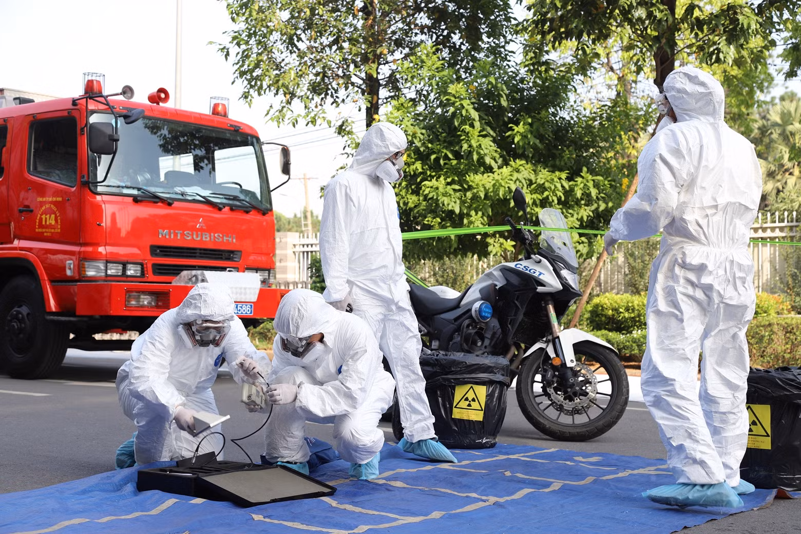 TP Hồ Chí Minh diễn tập ứng phó sự cố bức xạ và hạt nhân -0
