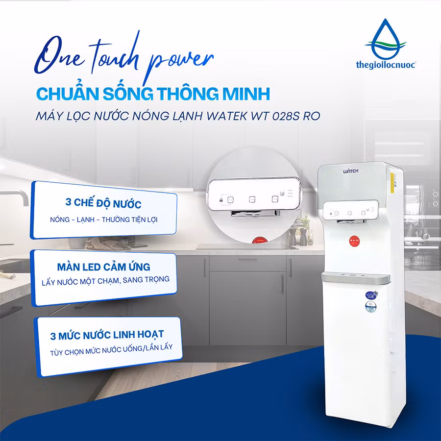 Máy lọc nước Watek WT-028S-RO chuẩn mực mới cho gia đình và công sở -0