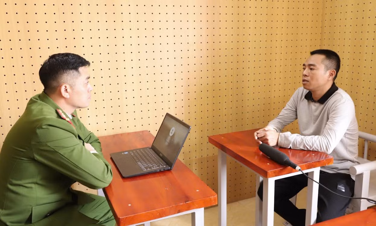 Cơ quan điều tra làm việc với Phạm Văn Diệm.