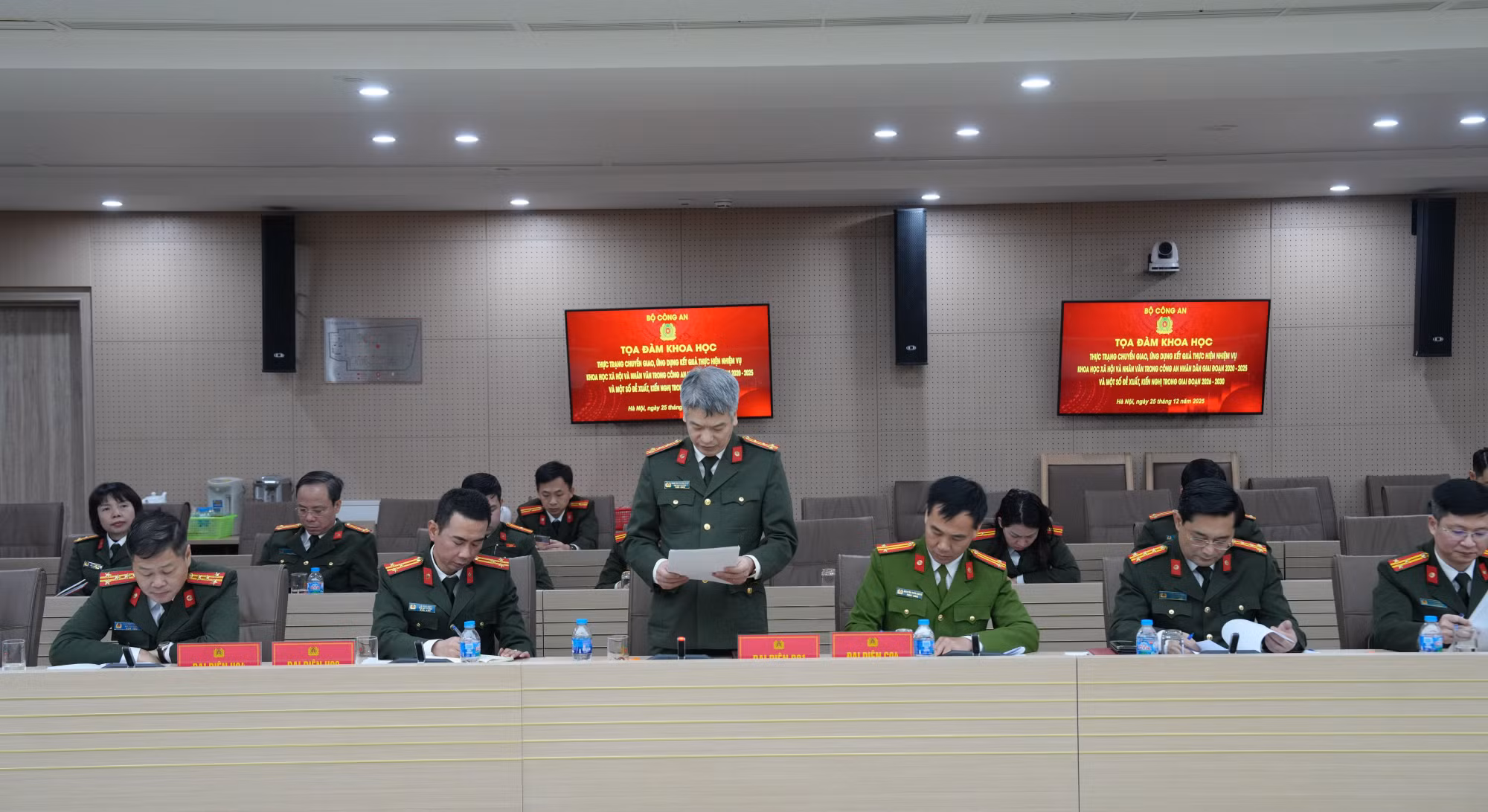 Đẩy mạnh chuyển giao, ứng dụng kết quả thực hiện nhiệm vụ khoa học xã hội và nhân văn trong CAND -1