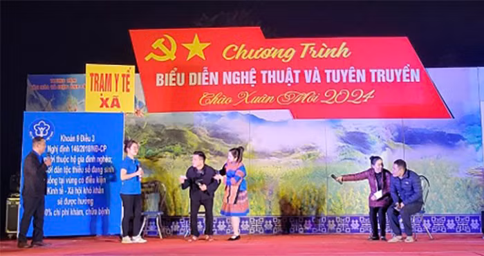Tuyên truyền, phổ biến chính sách, pháp luật về BHYT trong chương trình biểu diễn nghệ thuật -0