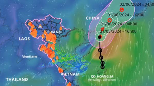 Hoàn lưu bão số 1 gây thời tiết xấu trên nhiều vùng biển