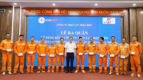 Hơn 300 cán bộ, nhân viên của EVNNPC hỗ trợ thi công Đường dây 500kV mạch 3