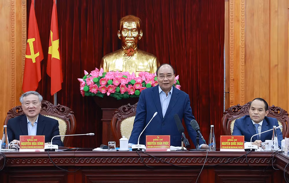 Chủ tịch nước Nguyễn Xuân Phúc thăm và làm việc tại Lạng Sơn -0