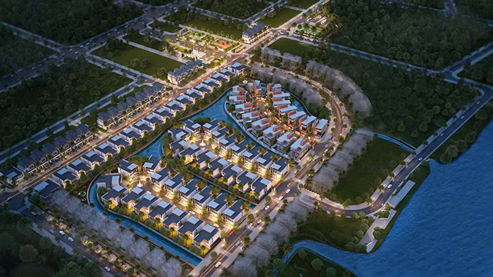 Soi tiện ích&nbsp;ngoại khu dự án&nbsp;Villas quốc tế sắp ra mắt của&nbsp;Regal Homes -0