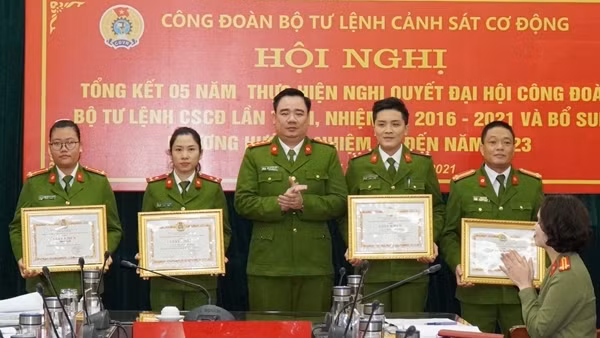 Công đoàn Bộ Tư lệnh CSCĐ chăm lo quyền và lợi ích của đoàn viên