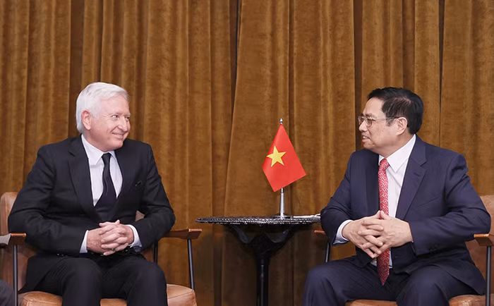 Chùm ảnh: Hoạt động ngày đầu tiên của Thủ tướng Phạm Minh Chính tại Anh -6