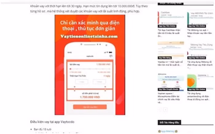 Bị khủng bố điện thoại khi… đứa em họ vay tiền qua app “đen” -0
