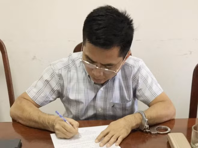 Ông Phạm Quốc Dũng vào thời điểm bị bắt.