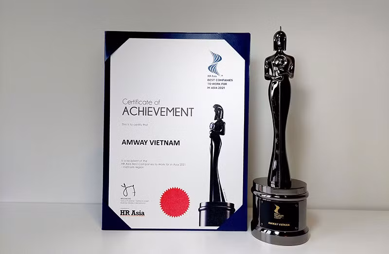 Amway Việt Nam được vinh danh là nơi làm việc tốt nhất châu Á 2021 -0