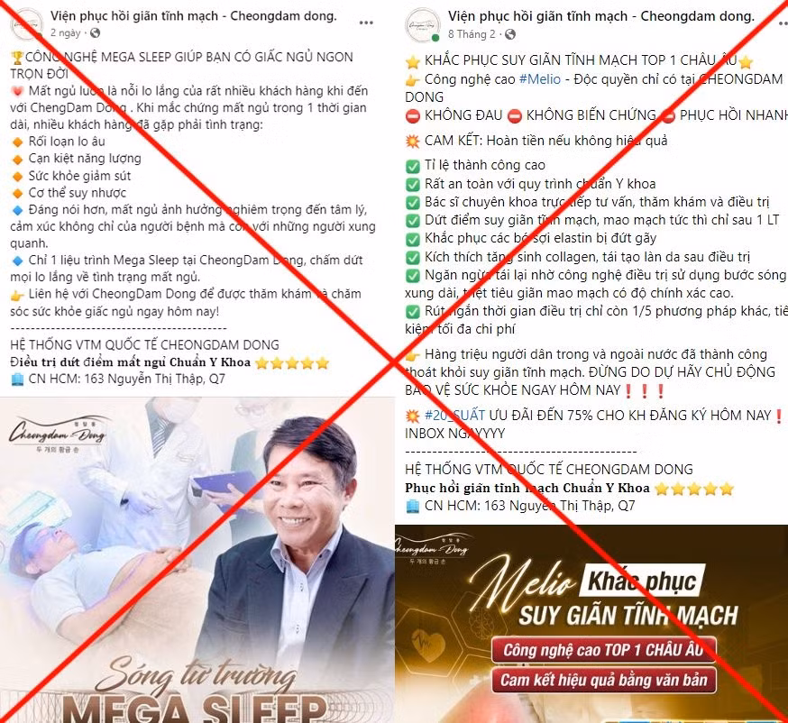 Liên tục phát hiện các cơ sở ngang nhiên quảng cáo là phòng khám -0