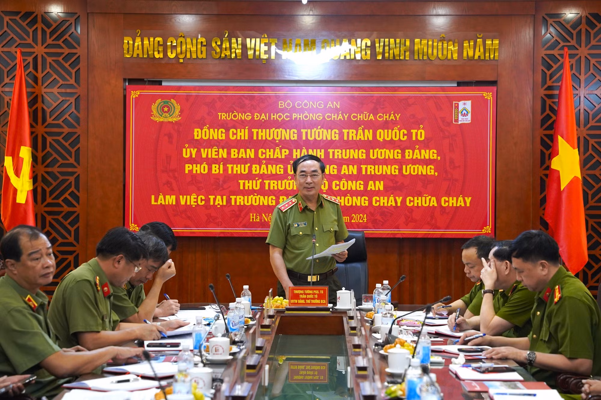 Trường Đại học PCCC cần đẩy mạnh hoạt động nghiên cứu khoa học, gắn lý luận với thực tiễn -0