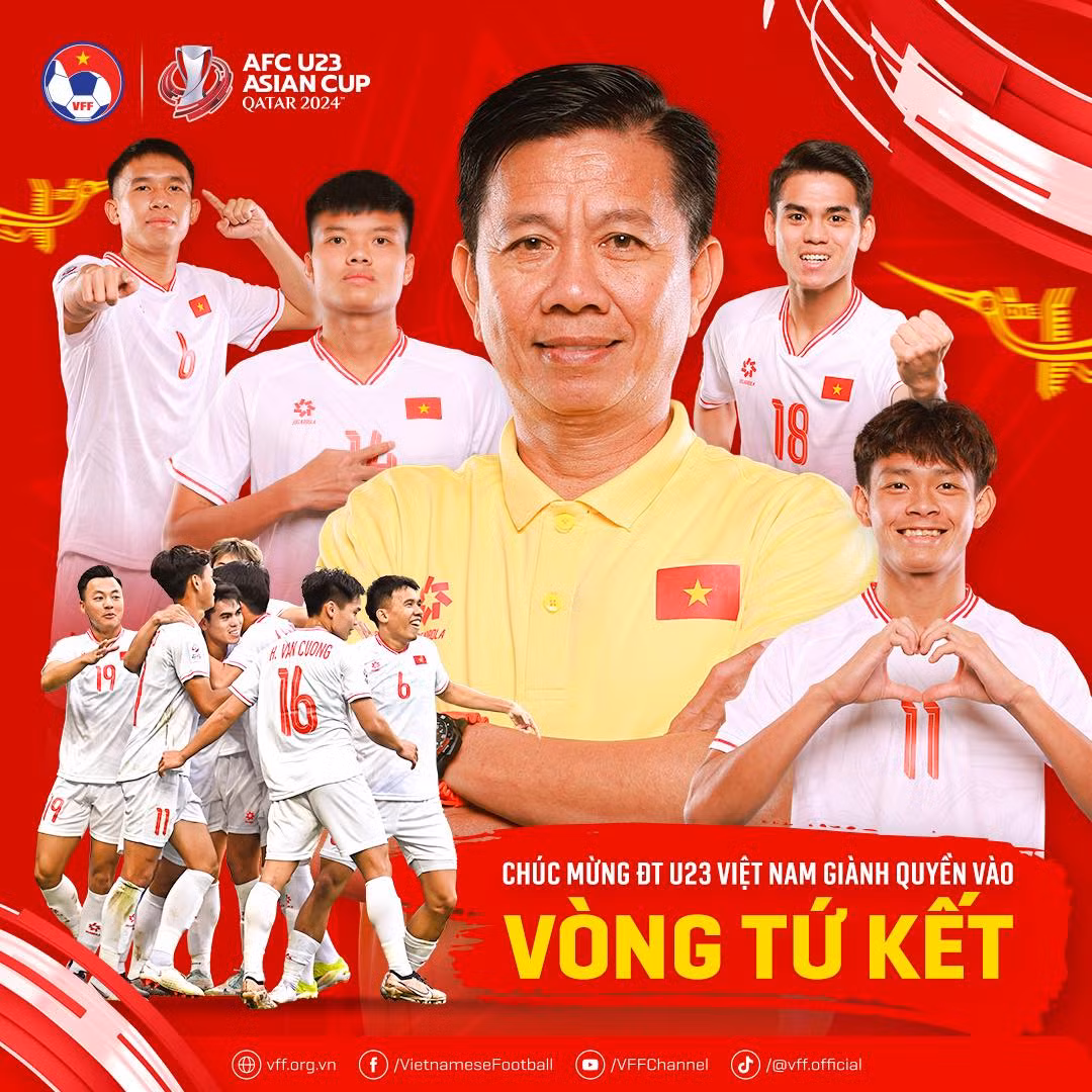 U23 Việt Nam chính thức giành vé vào tứ kết châu Á -1