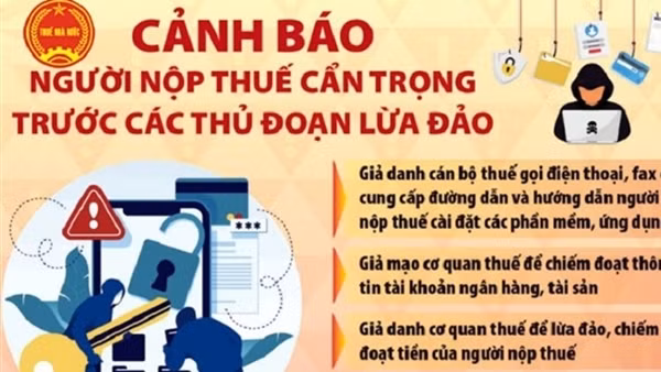 Mất hàng trăm triệu đồng vì đối tượng giả danh cơ quan Thuế