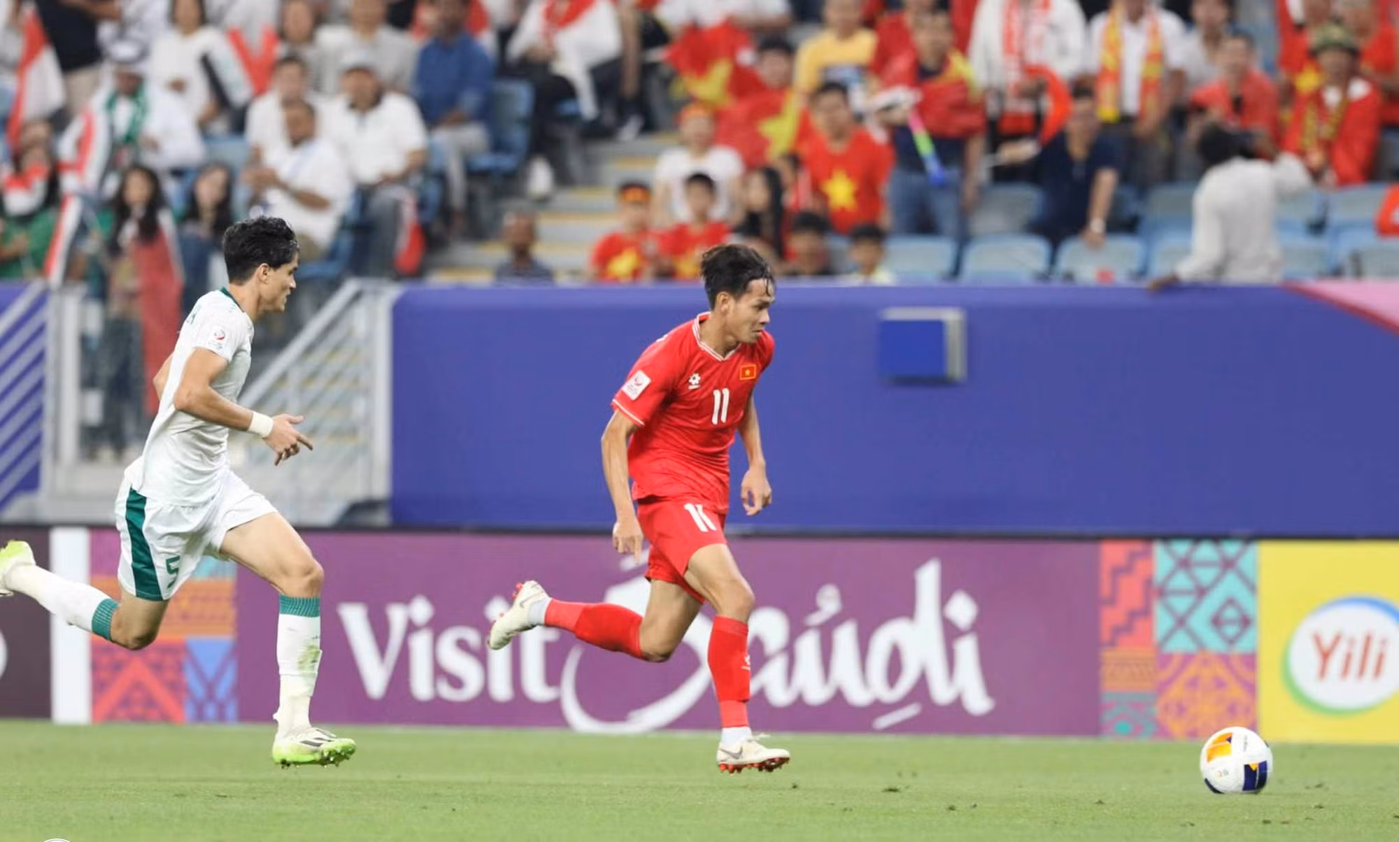 Thua tối thiểu Iraq, U23 Việt Nam dừng bước ở tứ kết U23 châu Á 2024 -0