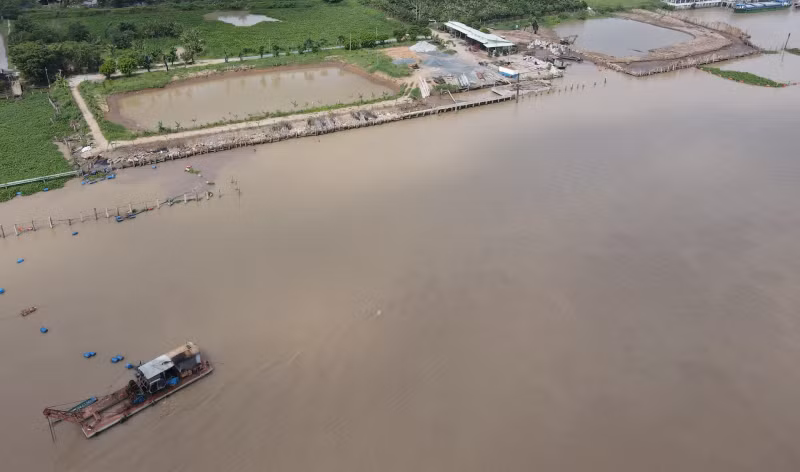 Hoàn tất thủ tục để xử lý chủ đầu tư dự án nuôi trồng thủy sản khai thác khoáng sản trái phép -0