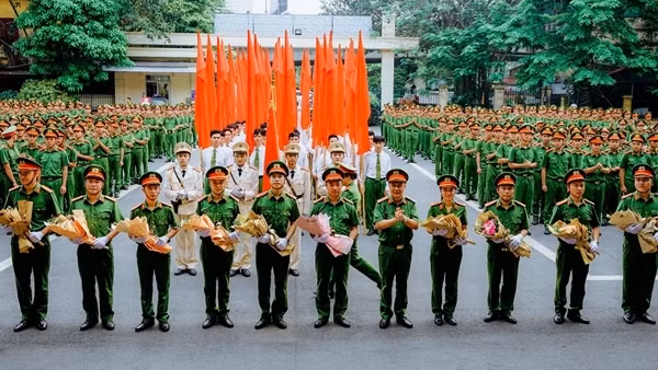 Sôi nổi Hội thi Chủ nhiệm trung đội giỏi Trường Đại học PCCC