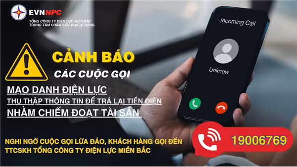 Cảnh giác trước cuộc gọi mạo danh nhân viên điện lực