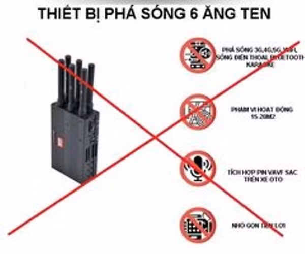 Yêu cầu gỡ bỏ việc rao bán các thiết bị gây nhiễu sóng và kích sóng di động -0