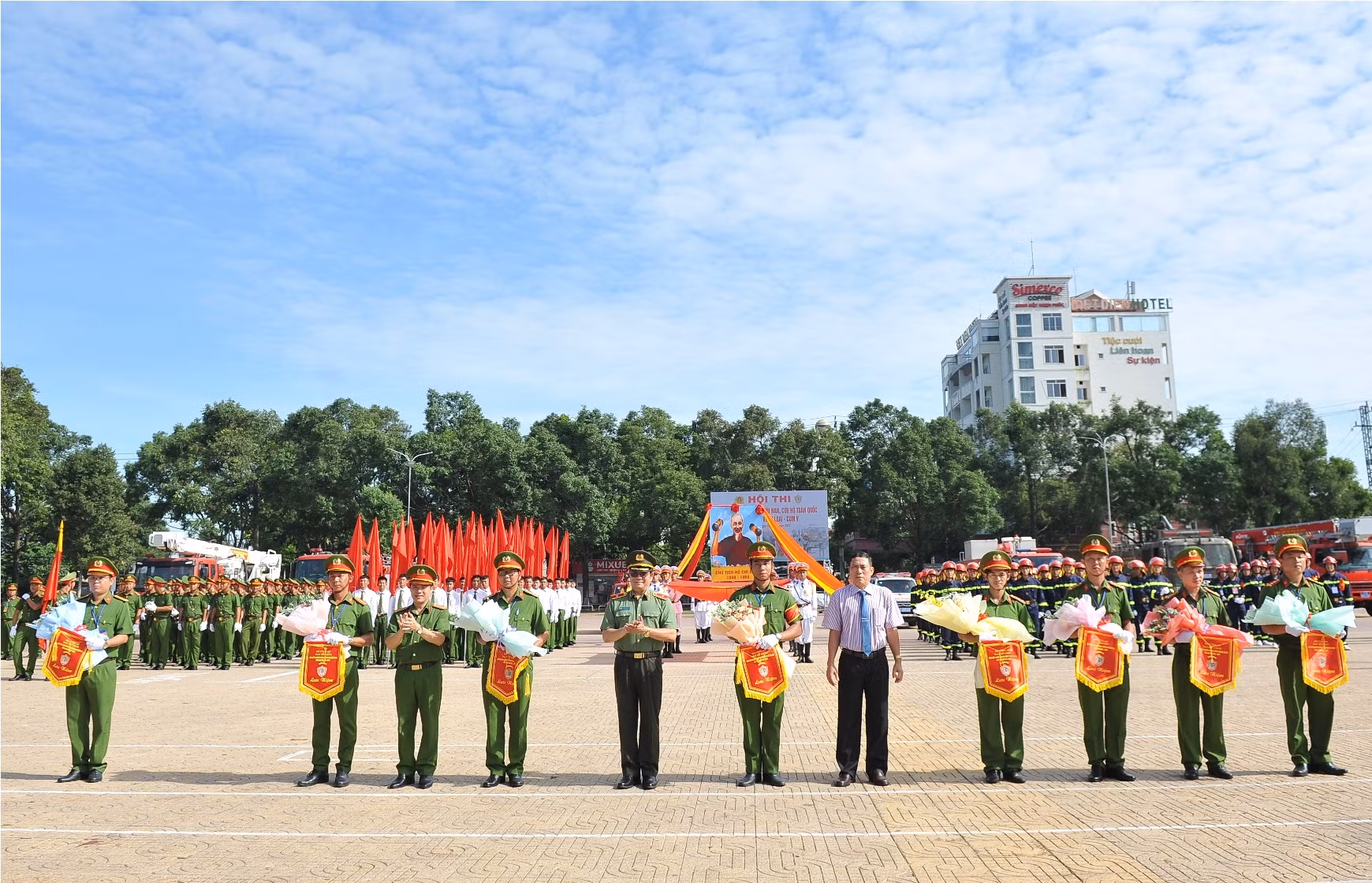 Khai mạc Hội thi thể thao nghiệp vụ CNCH cụm thi số 5 -0