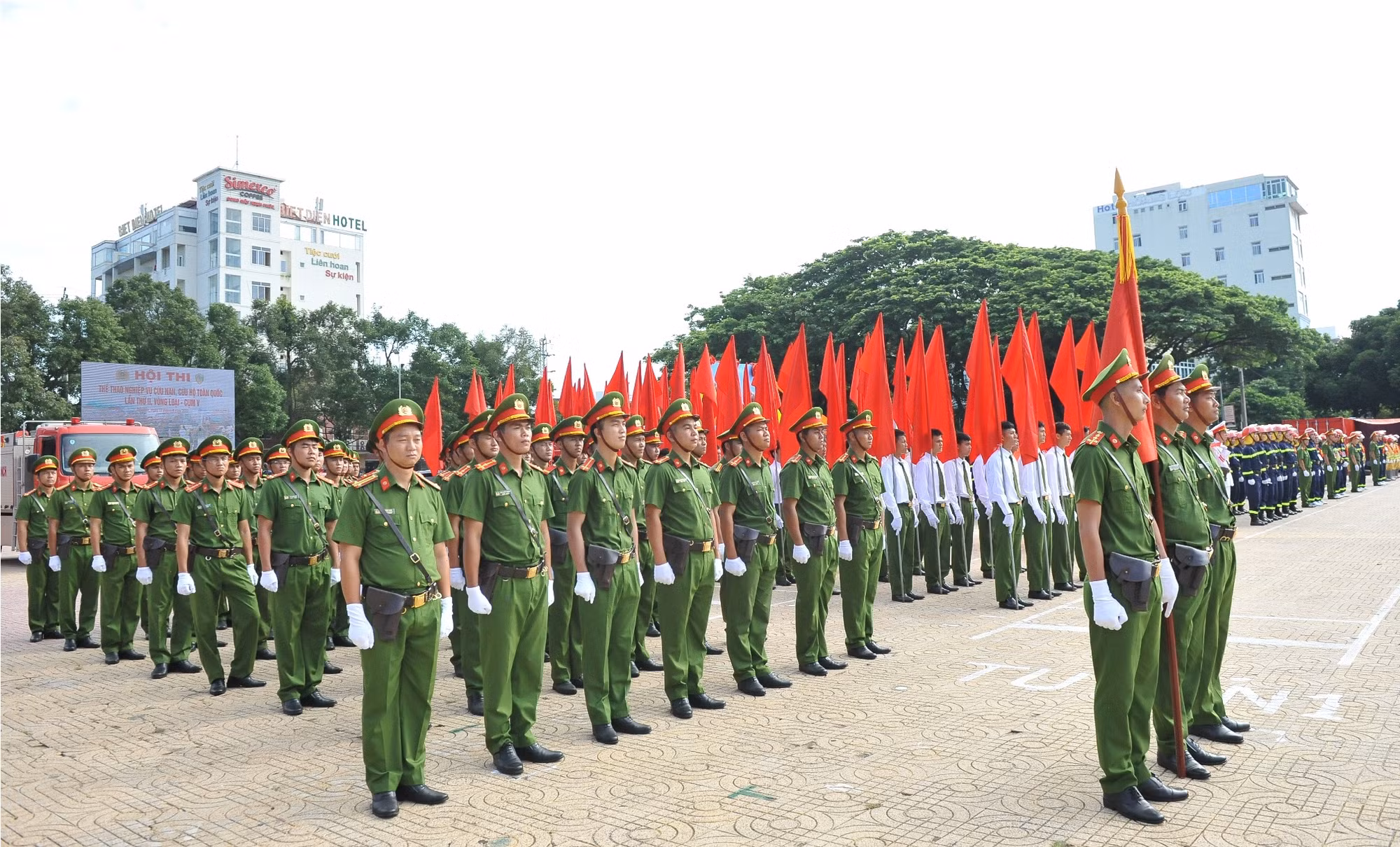Khai mạc Hội thi thể thao nghiệp vụ CNCH cụm thi số 5 -0