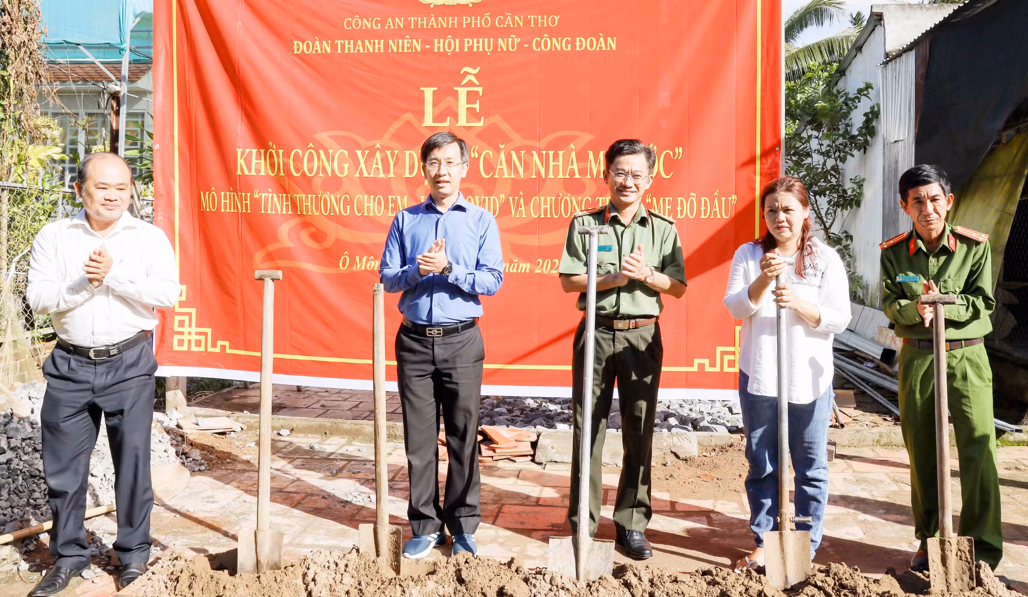 Công an TP Cần Thơ xây dựng “Căn nhà mơ ước” tặng trẻ em mồ côi -0
