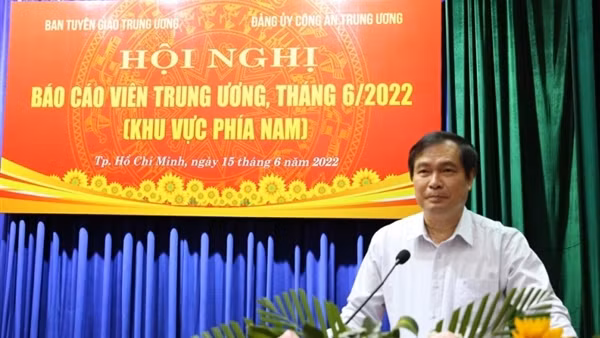 Hội nghị Báo cáo viên Trung ương: Báo cáo chuyên đề về lực lượng CSND