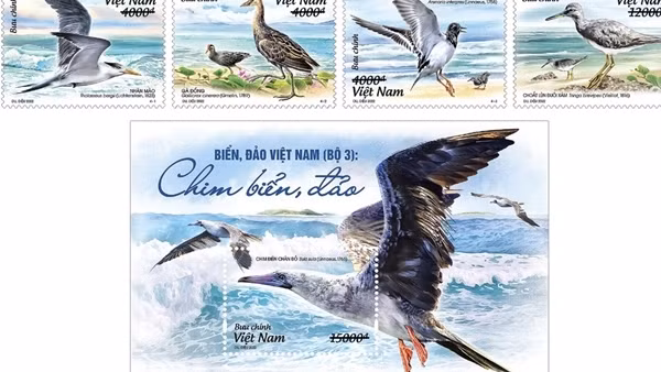 Bộ trưng bày "Cống hiến vĩ đại của Chủ tịch Hồ Chí Minh đối với cách mạng Việt Nam" đoạt giải Vàng tại Triển lãm Tem bưu chính Quốc gia ảnh 2
