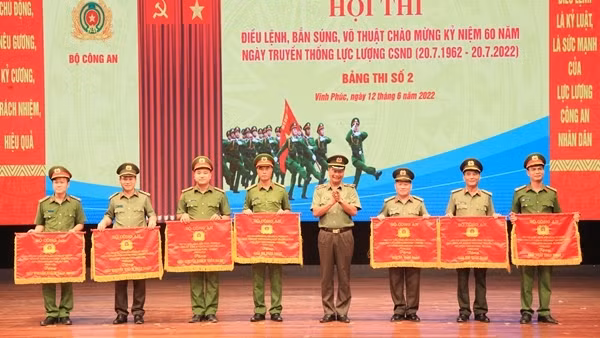 Khai mạc hội thi điều lệnh, bắn súng, võ thuật CAND năm 2022 ảnh 2