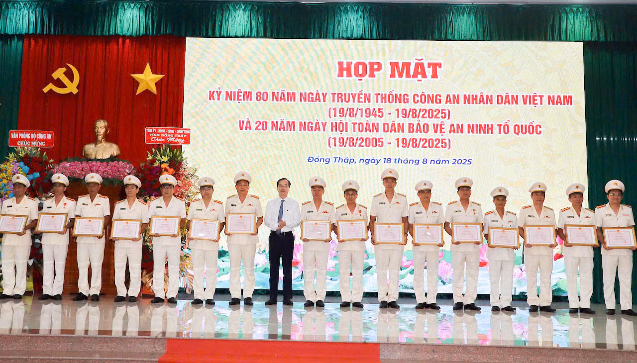 Đồng Tháp: Lan tỏa hình ảnh đẹp về người chiến sĩ Công an 